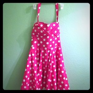 Retro “Traveling Cupcake” Halter Dress